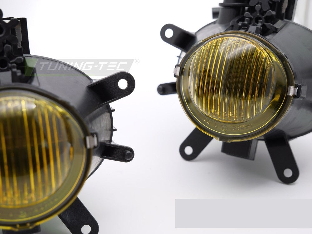 Gult tåkelys BMW E46 Touring 2001–2005 detaljbilde av glasset