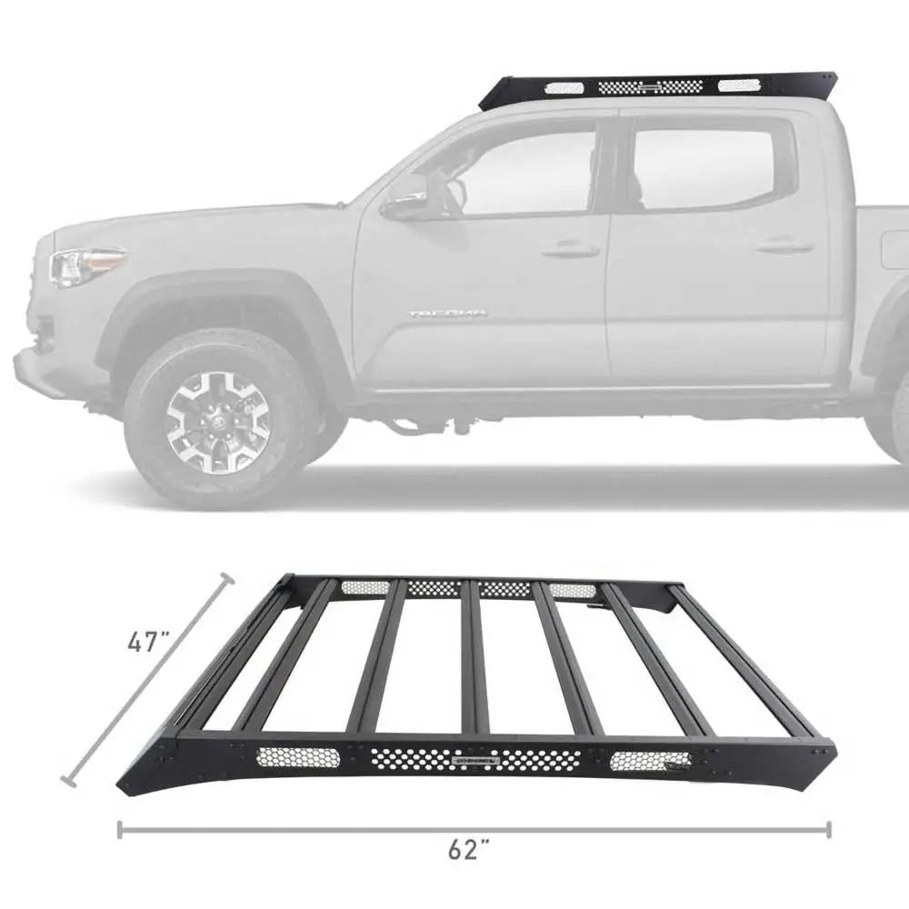 Takgrind Med Lav Profil Go Rhino Ceros - Toyota Tacoma 16-23 - 4