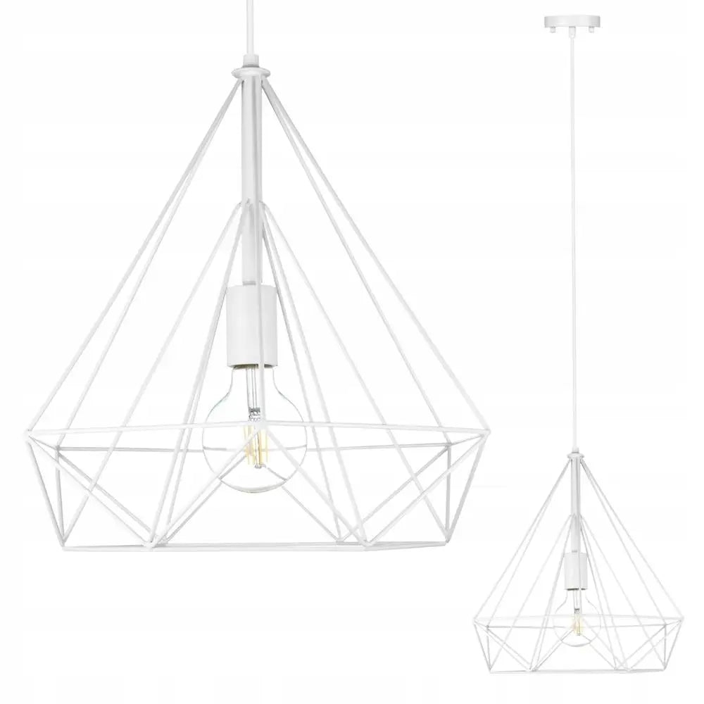 Taklampe Hvit Loft Geo Uten Innhold - 1