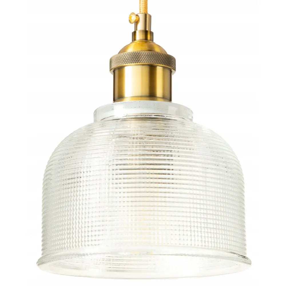 Taklampe Pendel Glass Bell Gjennomsiktig (lhs-spider-10-n Klar) - 1