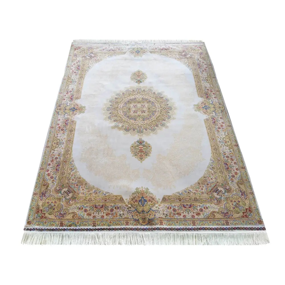 Tepe Eksklusivt Qum Silk Eppe 03 Krem 150 x 230 Cm - 1