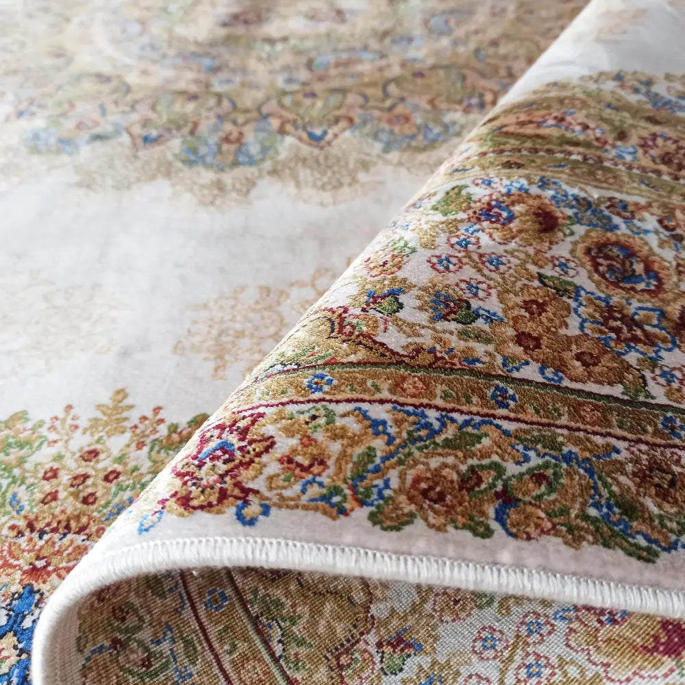 Tepe Eksklusivt Qum Silk Eppe 03 Krem 150 x 230 Cm - 4