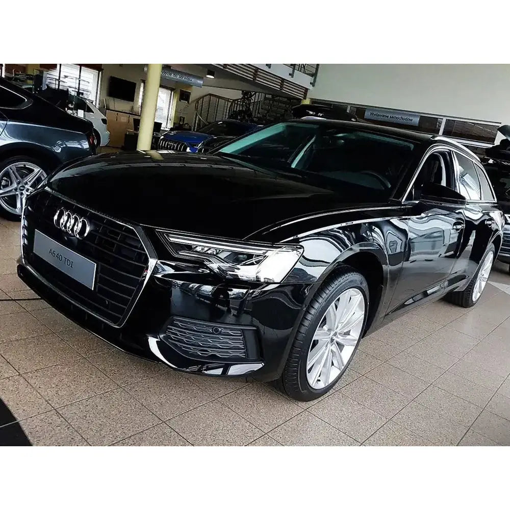 Tildekning Audi A6 C8 v Avant 18- Karbonfiber Svart - 5