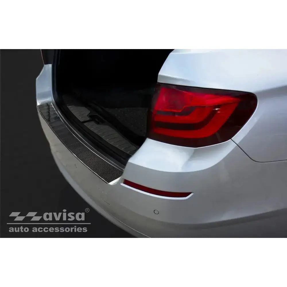 Tildekning Bmw 5 F11 Touring 10-17 Karbonfiber Svart - 5