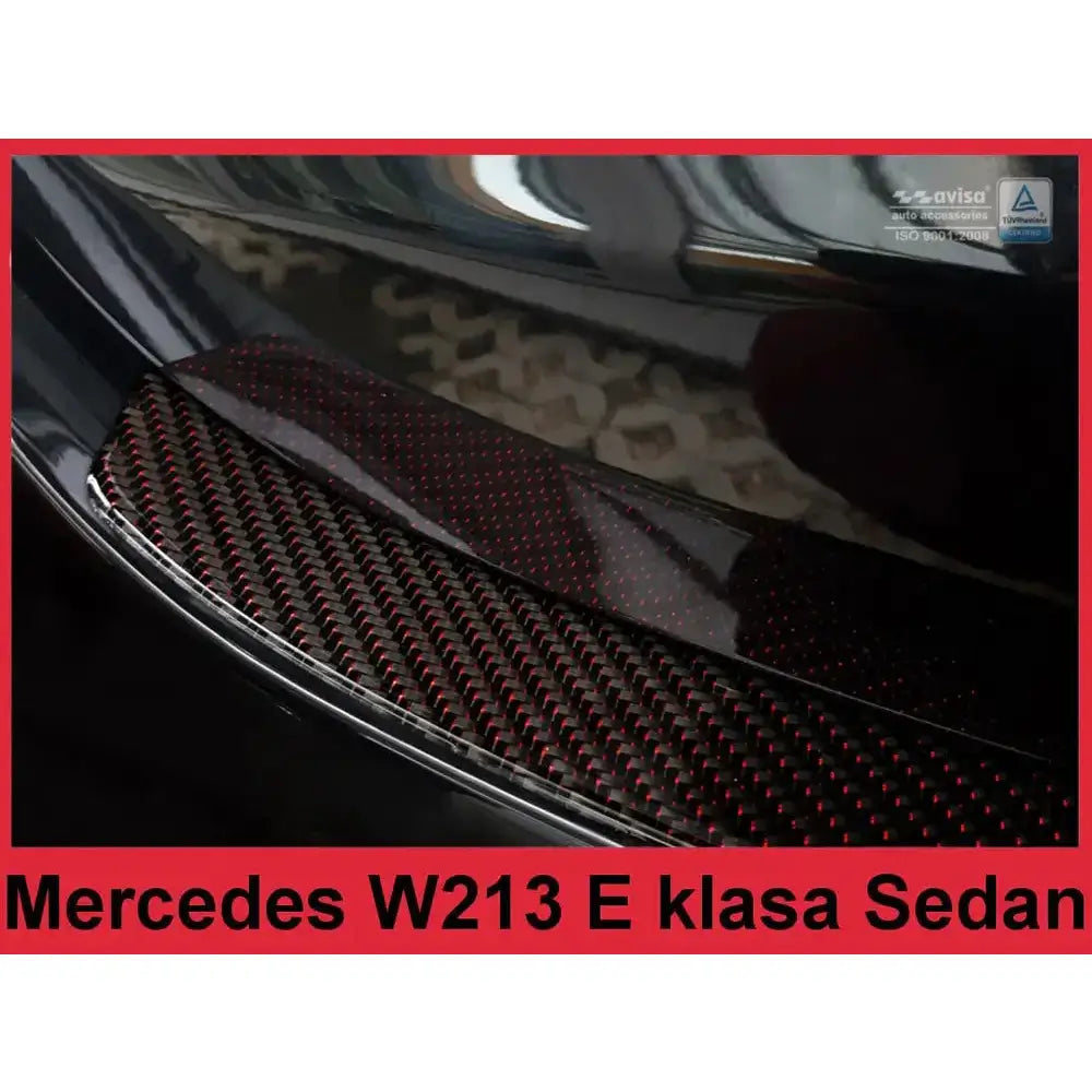 Tildekning Mercedes e Class W213 Limousine 16- Rød / Svart - 2