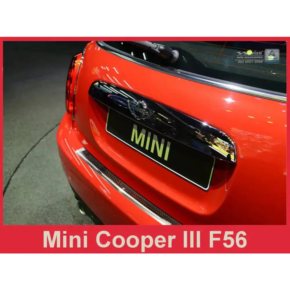 Tildekning Mini Cooper Iii 07.14- Rødt & Svart Karbonfiber - 2