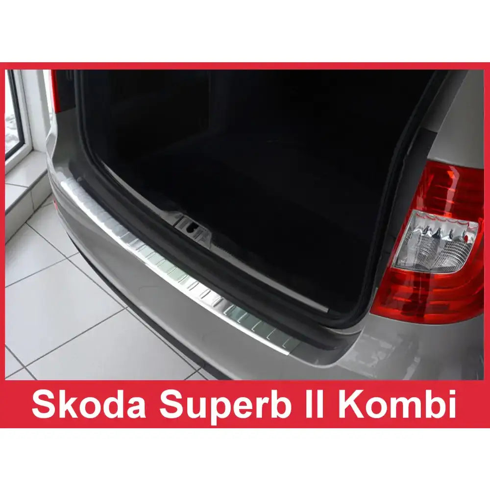 Tildekning Skoda Superb Combi 13-15 Stål Sølv Sateng - 2