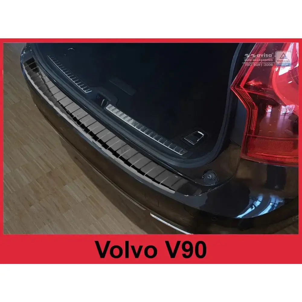 Lastebeskytter Volvo V90 16- Stål Svart Speil