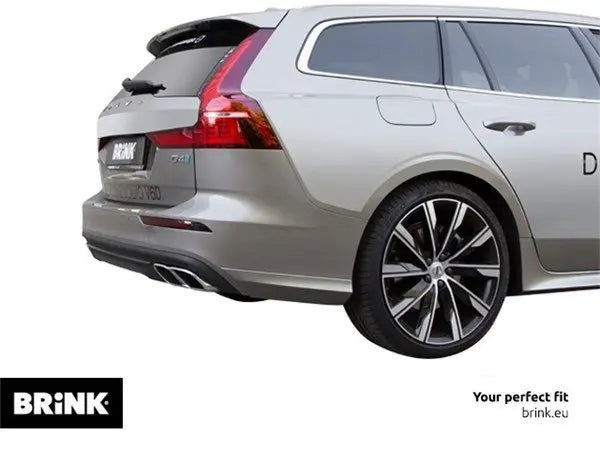 Vertikalt kulesystem med lås for Brink tilhengerfeste til Volvo S60 III