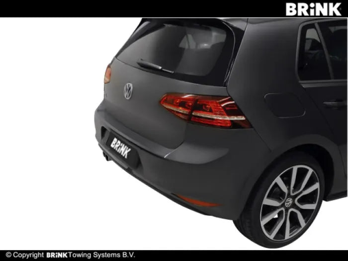 Diagonal kulestang med lås fra Brink for Vw Golf 7 GTE sett fra siden