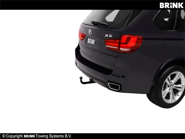 Avtagbart Brink hengerfeste montert med usynlig utskjæring på Bmw X5 (F15)