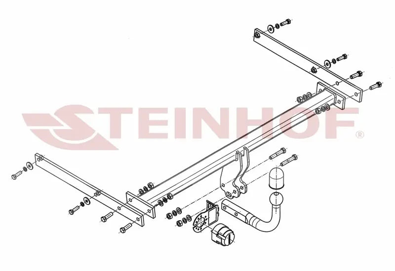 Tilhengerfeste Ford Focus III 5D (eksl. ST) (2011-2018) – fastmontert