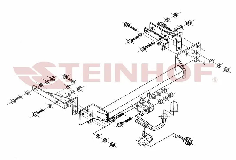Tilhengerfeste Renault Clio II 3/5D (2001-2005) – fastmontert