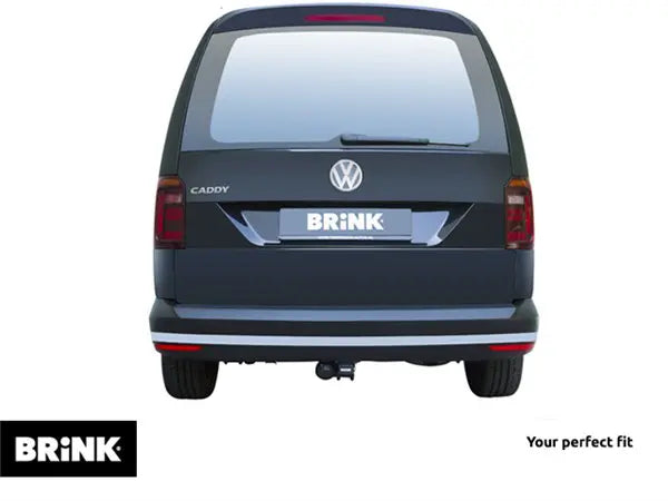 Nærbilde av Brink avtagbar kulemekanisme med sikkerhetslås for Vw Caddy IV Maxi Life