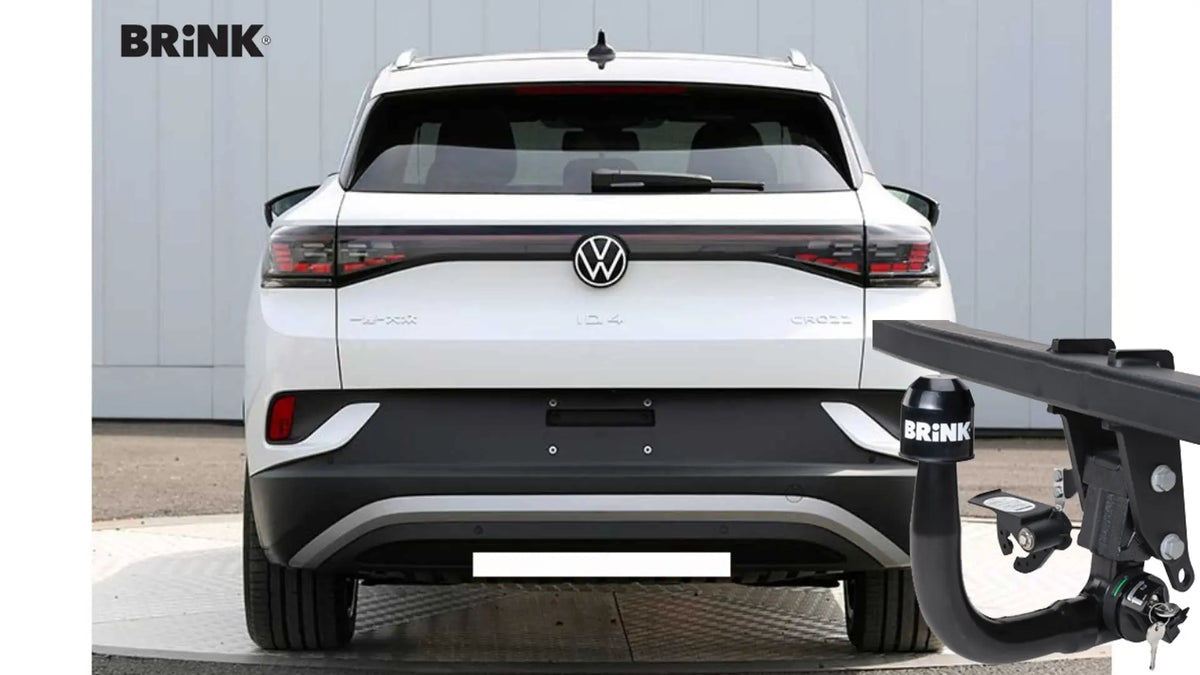 Brink avtagbart tilhengerfeste montert på Vw ID.4 under bakfangeren