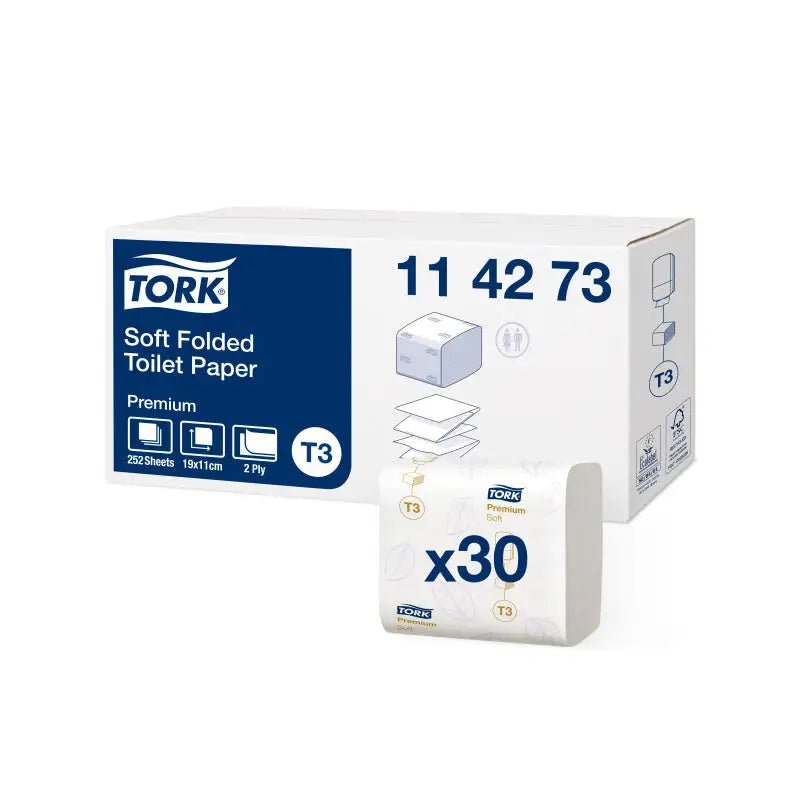 Tork 114273 Mykt Toalettpapir i Bunt T3 - 1