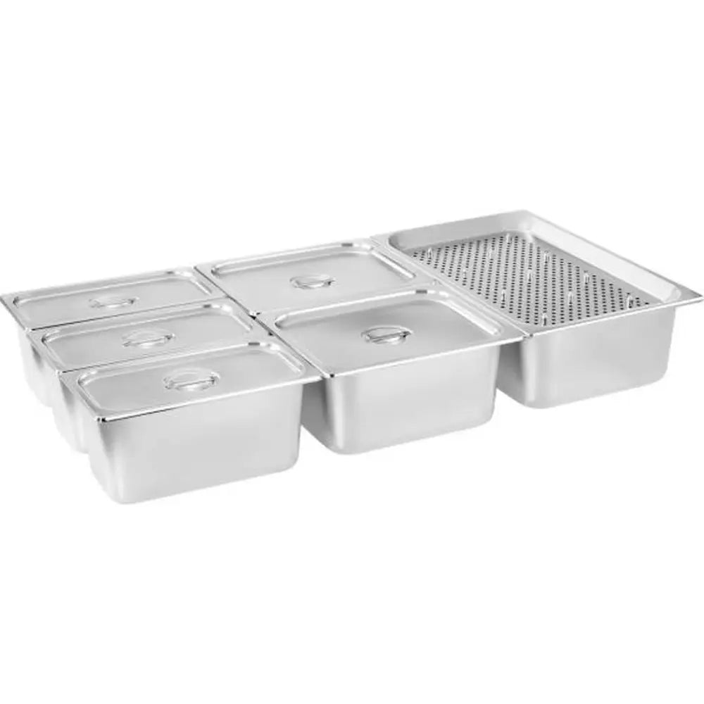 Tørrvarmebuffet Vannfri Frittstående 6 x Gn 150mm 55l Royal Catering - 3