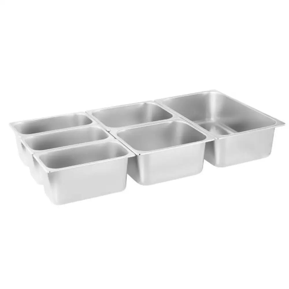 Tørrvarmebuffet Vannfri Frittstående 6 x Gn 150mm 55l Royal Catering