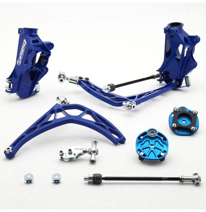 WISEFAB driftstyringssett for Toyota Supra A90 – komplett svingvinkelkit med spindler og bærearm