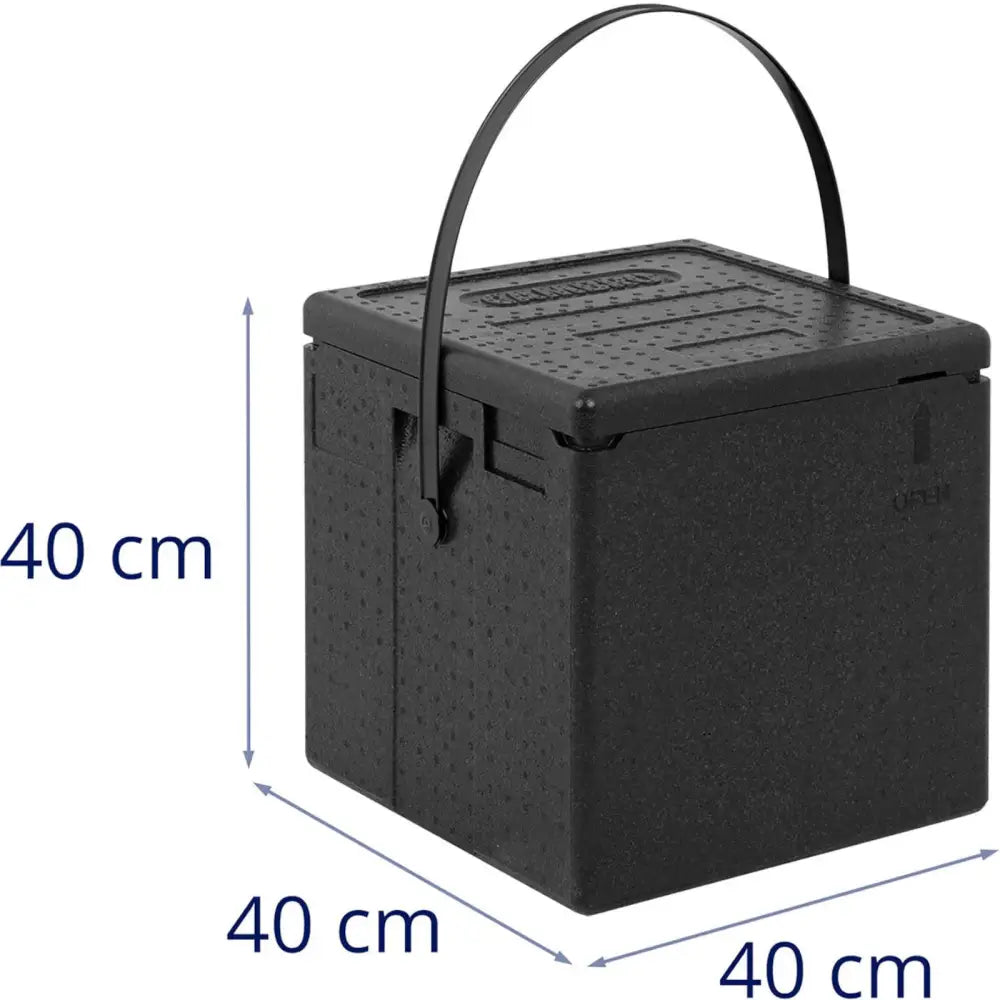 Transportboks Epp Cambro For 8 Pizzabokser 33x33x4cm Svartstripe - 5