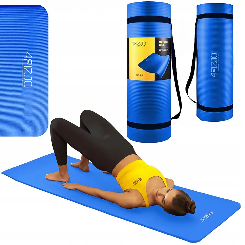 Treningsmatte For Yoga Gymnastikk Tykk 15mm - 1