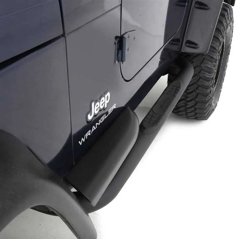 Trinn Teksturert Svart Smittybilt Sure Step - Jeep Wrangler Tj 97-06 - 6