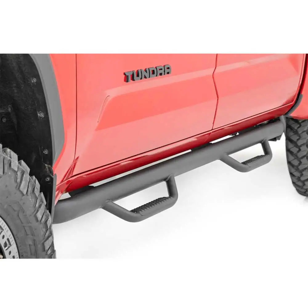 Trinn til Sideplater Rough Country Nerf Steps - Toyota Tundra 22-