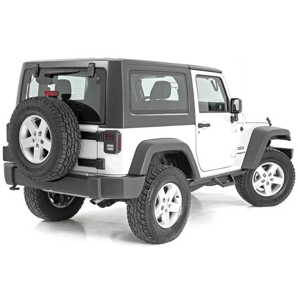 Trinnbrett Sidesteg Rough Country Drop Steps - Jeep Wrangler Jk 2 d 07-18 - 6