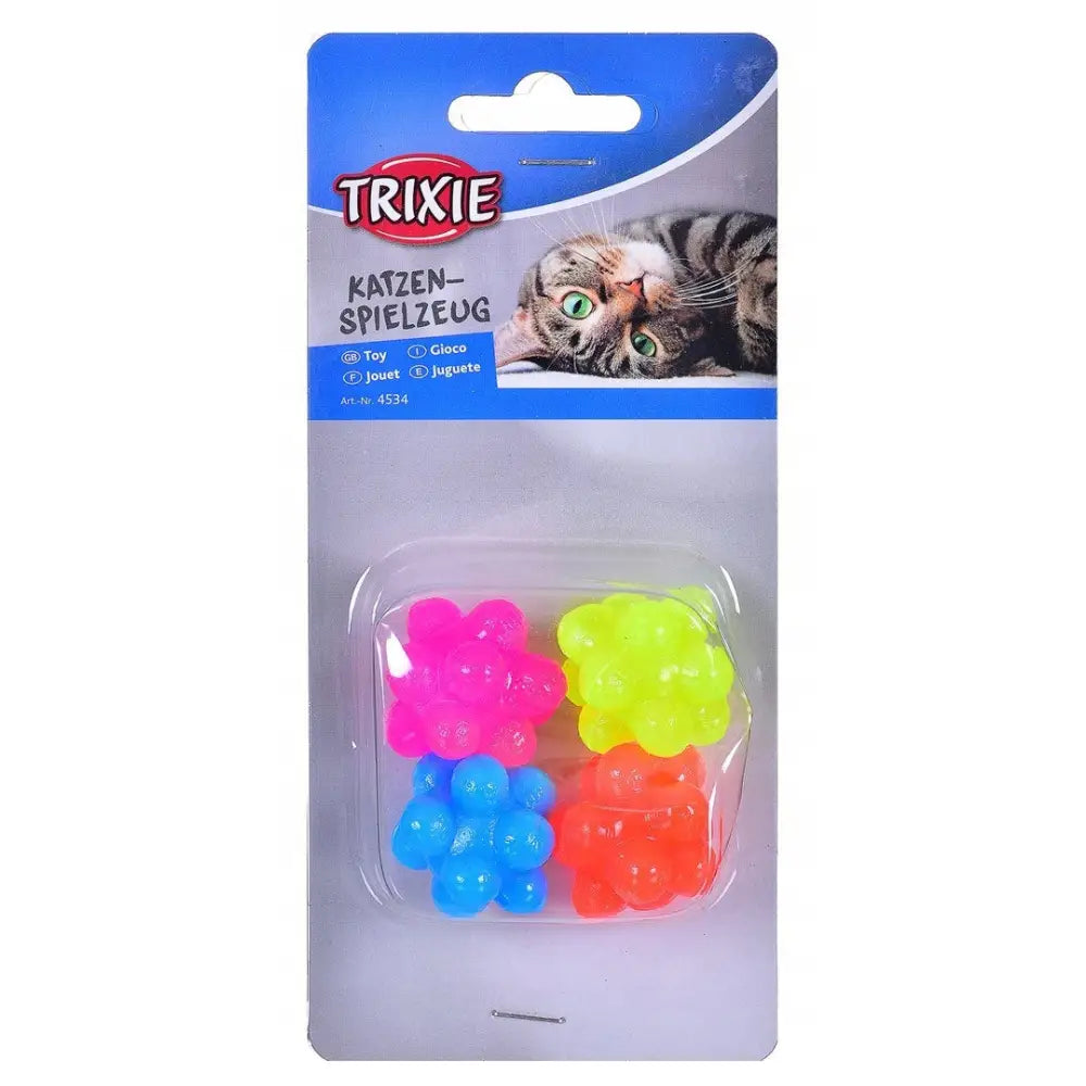 Trixie Baller Med Knopper 3,5cm 4stk 4534 - 1