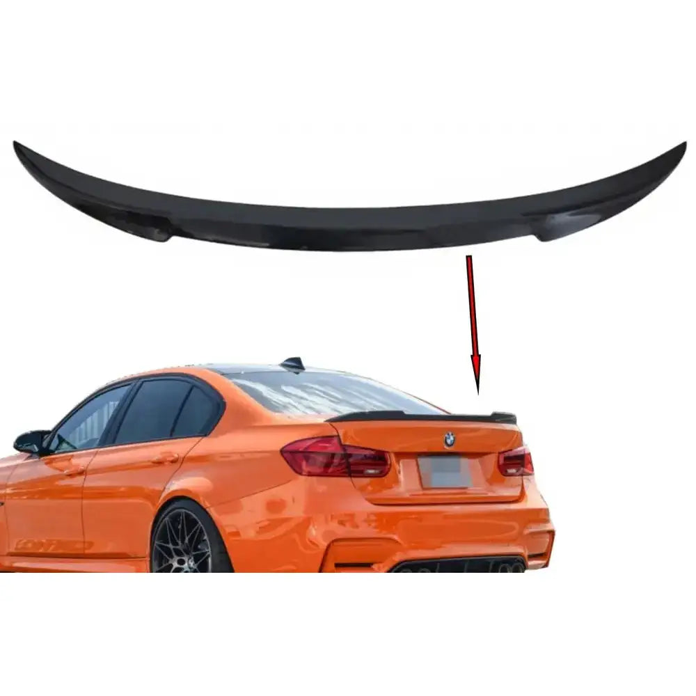 Trunk Spoiler Suitable For Bmw 3 Series F30 F80 (2011-2018) M4 Design Real Carbon - 1