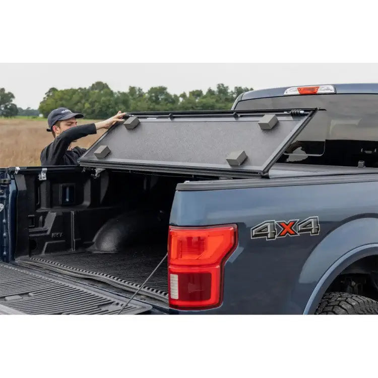 Tungvekts Tri-fold Lavprofil Hardtop For Ford F150 Lightning 22 - 24