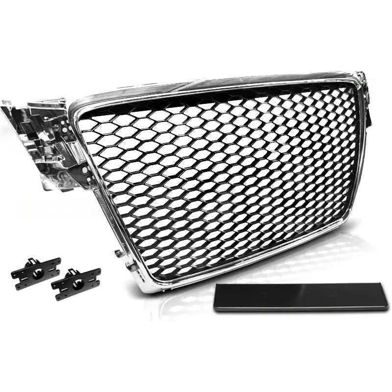 Grill Audi A4 B8 08-11 RS-Style Chrome | Nomax.no🥇