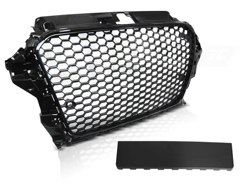 Grill Audi A3 8V 12-16 RS3 Style Glossy Black | Nomax.no🥇