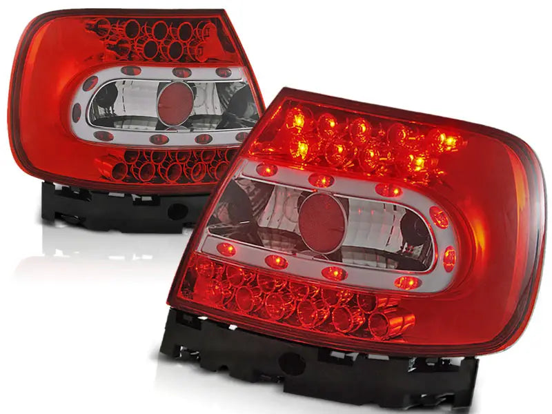 Baklykter Audi A4 B5 11.94-10.00 Red White Led | Nomax.no🥇_1