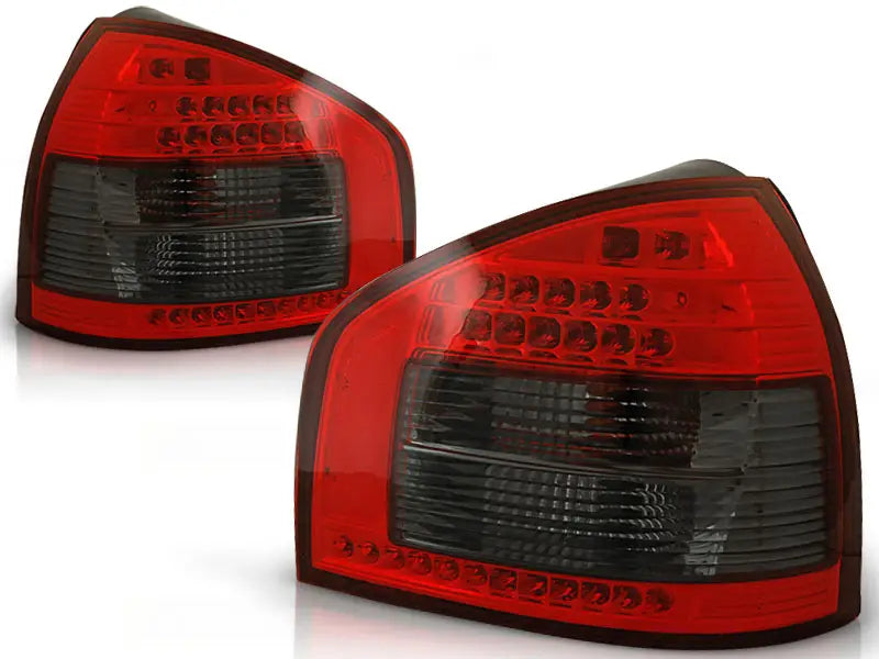 Baklykter Audi A3 08.96-08.00 Hatchback 3D / 5D Red Smoke Led | Nomax.no🥇_1