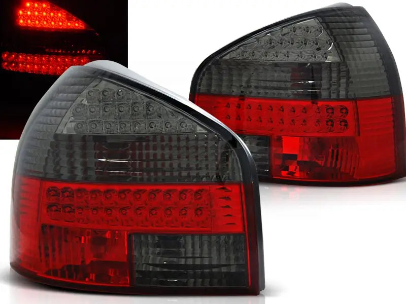 Baklykter Audi A3 08.96-08.00 Red Smoke Led | Nomax.no🥇