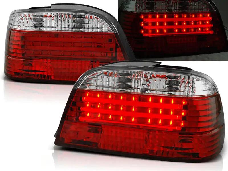 Baklykter Bmw E38 06.94-07.01 Clear Red White Led | Nomax.no🥇