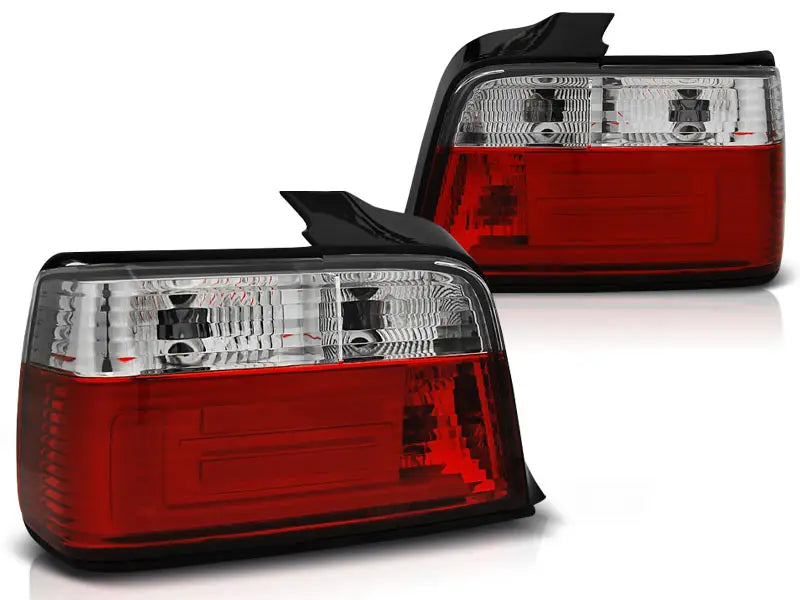 Baklykter Bmw E36 12.90-08.99 Sedan Red White Bar Led | Nomax.no🥇_1