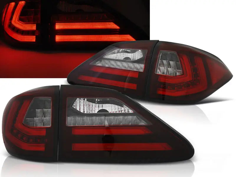 Baklykter Lexus RX III 350 09-12 Red White Led SQL | Nomax.no🥇_1