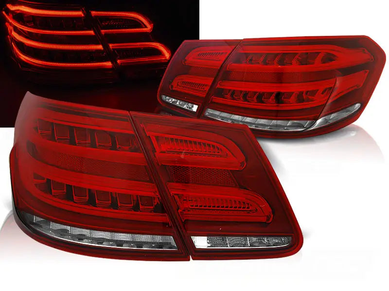 Baklykter Mercedes W212 E-Klasse 13-16 Seq Red/White LED | Nomax.no