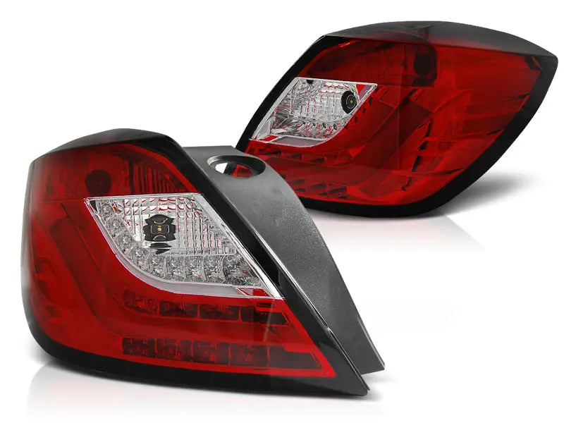 Baklykter Opel Astra H 03.04-09 3D GTC Red White Led | Nomax.no🥇