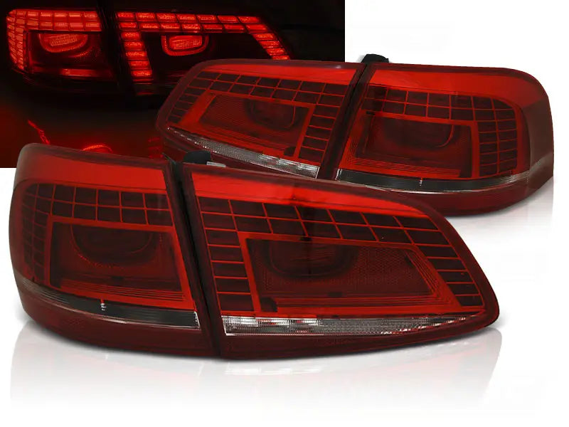 Baklykter VW Passat B7 Variant 10-14 - Røde hvite LED | Nomax.no