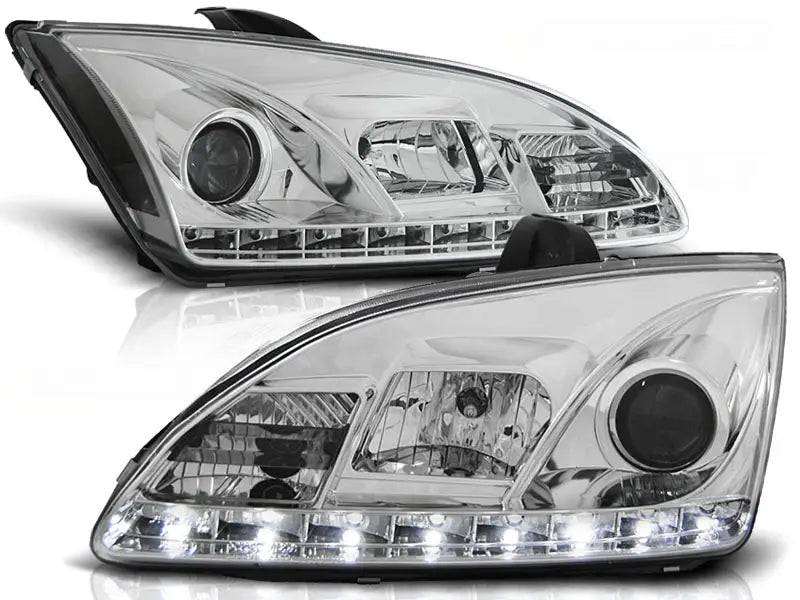 Frontlykter Ford Focus II 09.04-01.08 Chrome | Nomax.no🥇
