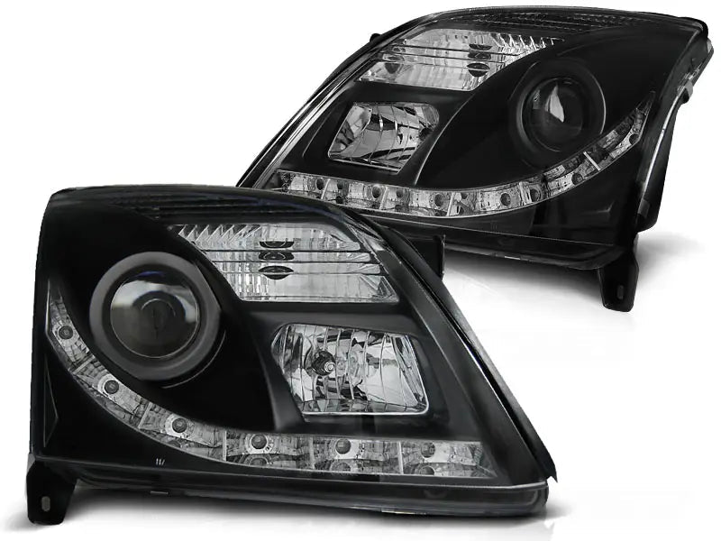Frontlykter Opel Vectra C 04.02-08.05 Black Led | Nomax.no🥇_1