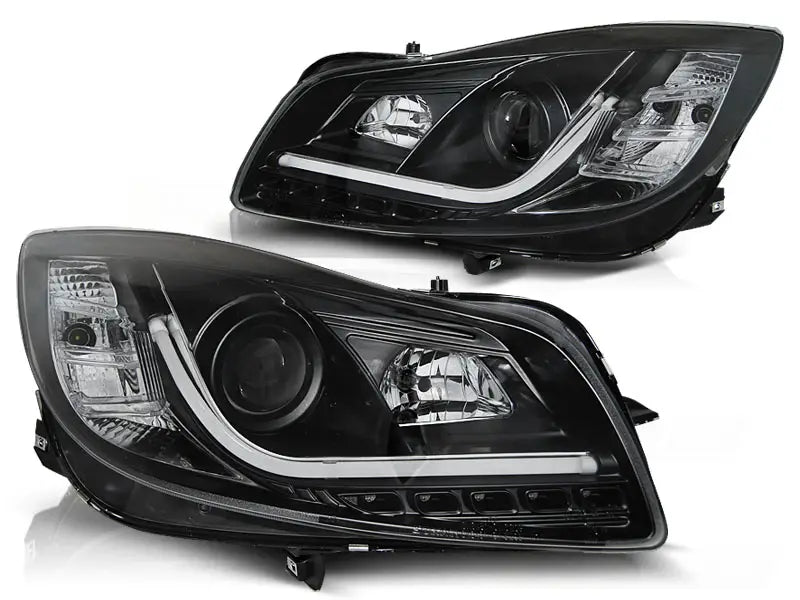Frontlykter Opel Insignia 08-12 Black Tube Lights | Nomax.no🥇_1