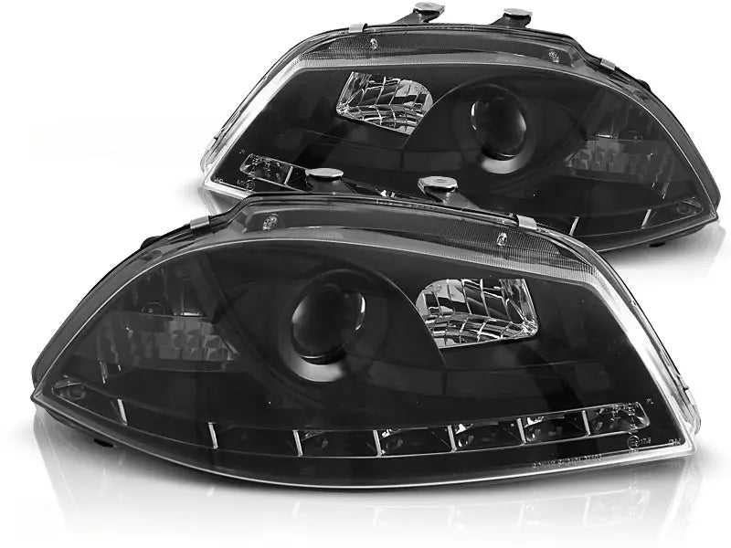 Frontlykter Seat Ibiza 6L 04.02-08 Black Led P21W | Nomax.no🥇