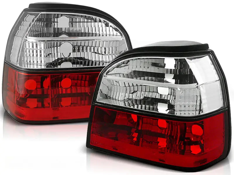 Baklykter Vw Golf 3 09.91-08.97 Red White Hatchback, Cabrio | Nomax.no🥇