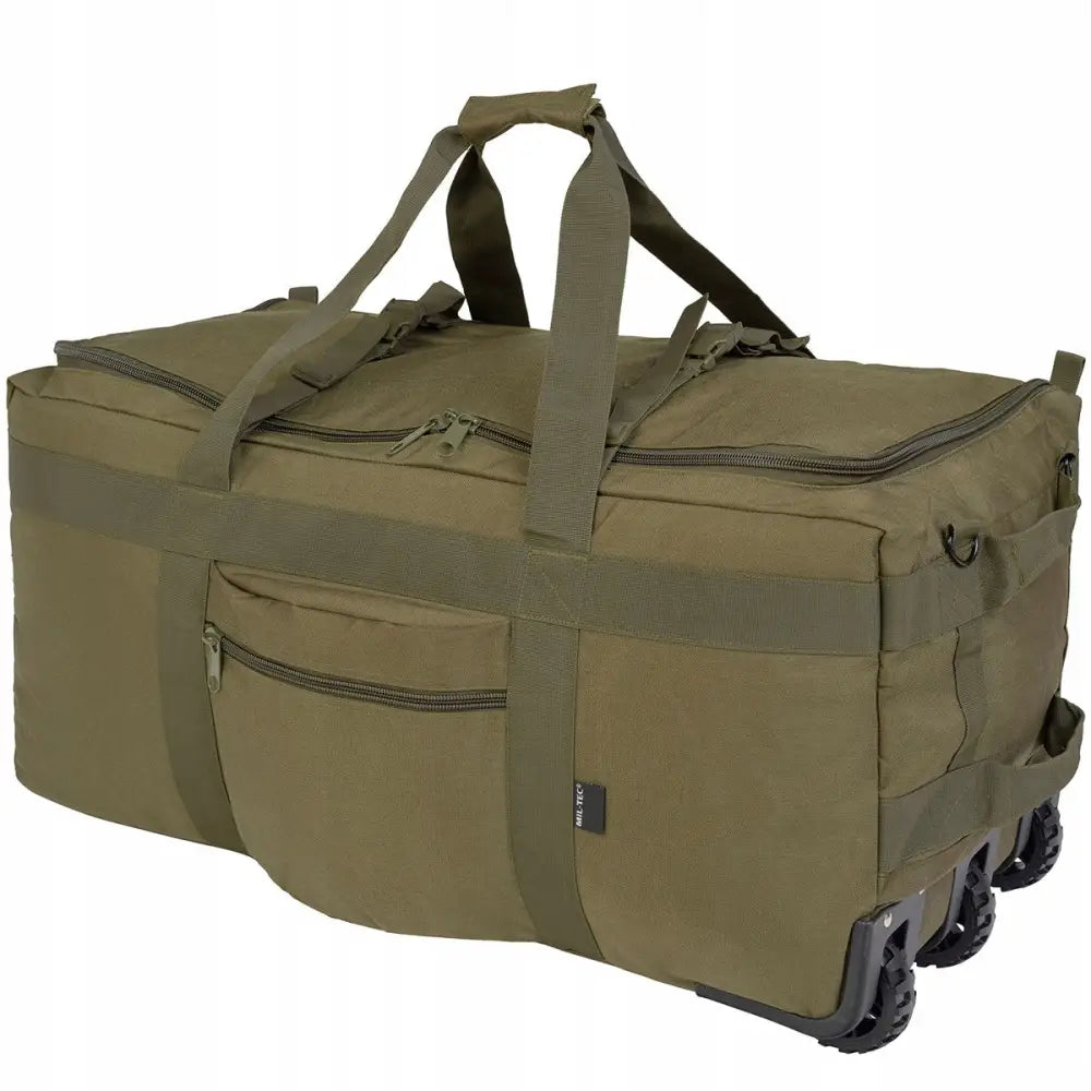 Universell Militær Bag Med Hjul 110l Oliven - 1