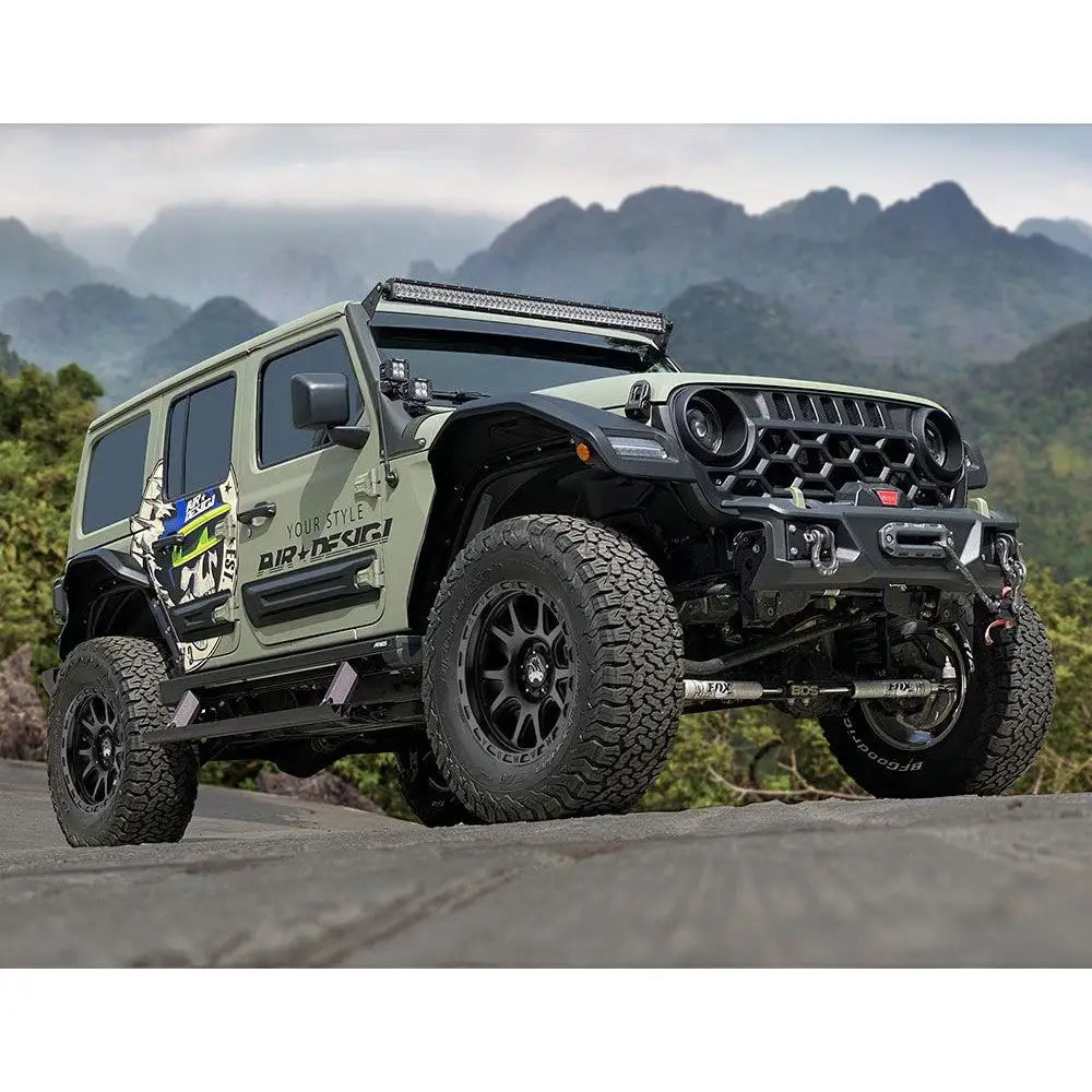 Utvidelsessett med Sprutskjermer Air Design Panther Pro - Jeep Wrangler Jl 2 d 18-