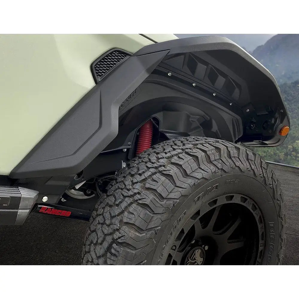 Utvidelsessett Med Sprutskjermer Air Design Panther Pro - Jeep Wrangler Jl 2 d 18- - 8